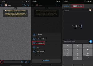 whatsapp pay passo 1